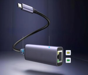 ADAPTER SIECIOWY USB-C KARTA SIECIOWA LAN RJ45 1000MBPS Ethernet Gigabit 5
