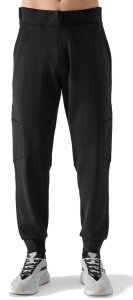 Spodnie dresowe joggery bawełniane męskie 4F M1043 wygodne czarne r XXL 3