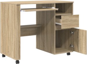 Biurko vidaXL Dąb Sonoma 91 cm x 50 cm 3