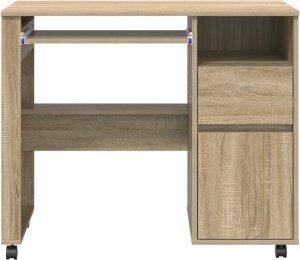 Biurko vidaXL Dąb Sonoma 91 cm x 50 cm 4