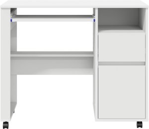 Biurko vidaXL Białe 120 cm x 50 cm 4