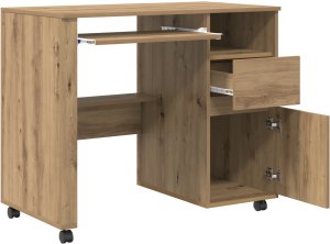 Biurko vidaXL Brązowe 91 cm x 50 cm 3