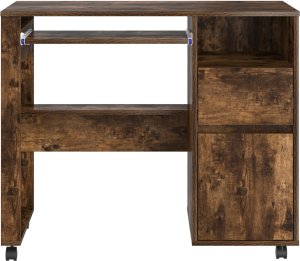 Biurko vidaXL Brązowe 91 cm x 50 cm 4