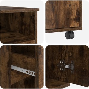 Biurko vidaXL Brązowe 91 cm x 50 cm 7