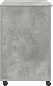 Biurko vidaXL Szare 91 cm x 50 cm 5