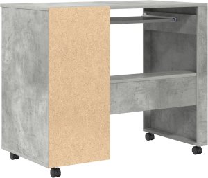 Biurko vidaXL Szare 91 cm x 50 cm 6