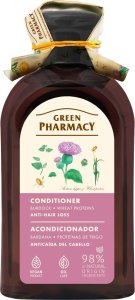 GREEN PHARMACY Odżywka przeciw wypadaniu włosów Łopian i Białka pszenicy 300 ml 1
