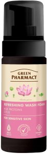 GREEN PHARMACY Pianka odświeżająca do mycia skóry wrażliwej 150 ml 1