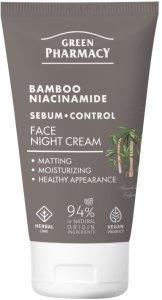 GREEN PHARMACY Bambus + Niacynamid Krem do twarzy na noc 50 ml 2