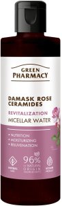 GREEN PHARMACY Róża Damasceńska + Ceramidy Rewitalizująca Woda micelarna do demakijażu twarzy 200 ml 1