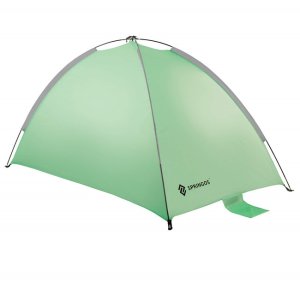 Namiot plażowy, ogrodowy 210x120x112 cm turystyczny z pokrowcem, filtrem UV zielono-szaro-czarny UNIWERSALNY 17