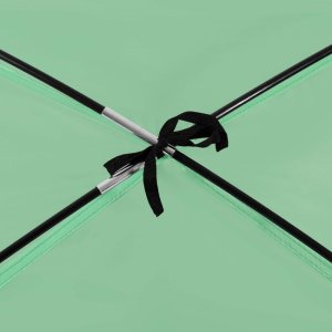 Namiot plażowy, ogrodowy 210x120x112 cm turystyczny z pokrowcem, filtrem UV zielono-szaro-czarny UNIWERSALNY 4