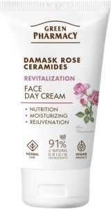 GREEN PHARMACY Róża Damasceńska + Ceramidy Rewitalizujący Krem na dzień 50 ml 1