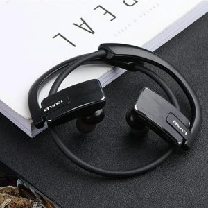 Słuchawki Awei Słuchawki bezprzewodowe AWEI E1BL Bluetooth sportowe czarny 3