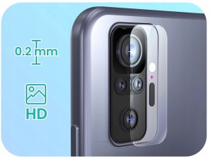 3-PAK Szkło Na Aparat Do Redmi Note 10 / 10S (Hartowane, Na Obiektyw, 9H) 2