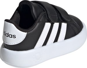 Buty dla dzieci adidas Grand Court 2.0 czarno-białe ID5272 23 3