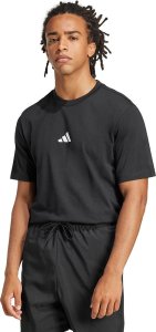 Koszulka męska adidas Essentials Small Logo Single czarna JE9024 3XL 1