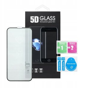 5D Full Glue Tempered Glass - do Motorola G35 czarny 3