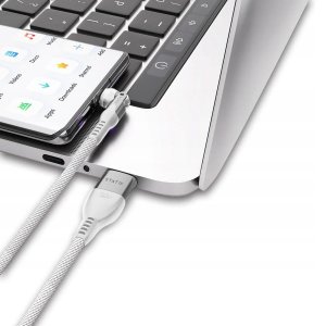 Kabel USB STATIK USB-C - USB-C 1 m Biały 2