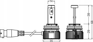 Osram Night Breaker LED Smart H11 ECE godkendt - Sæt 4