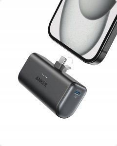 Anker Nano - Powerbank - 5000 mAh - 22.5 Watt - 3 A (24 pin USB-C) - Schwarzer Stein 5