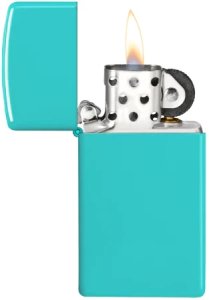 Zapalniczka ZIPPO FLAT TURQUOISE SLIM 60005900 3