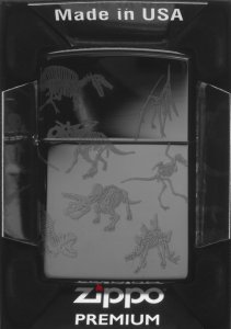 Zestaw ZIPPO Zapalniczka DINOSAUR SKELETONS DESIGN Prezentowy No1 2