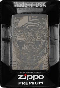 Zestaw ZIPPO Zapalniczka METAL HEAD DESIGN Prezentowy No1 2