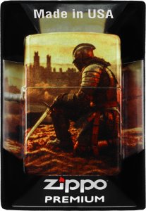 Zestaw ZIPPO Zapalniczka KINGHT DESIGN  Prezentowy No1 2