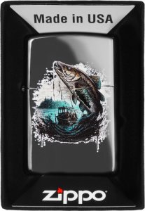Zestaw ZIPPO Zapalniczka FISH AND BOAD DESIGN Prezentowy No1 2