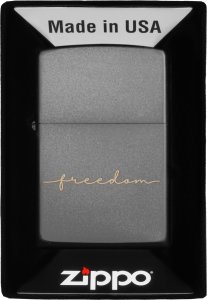 Zestaw ZIPPO Zapalniczka FREEDOM DESIGN  Prezentowy No1 2