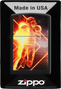 Zestaw ZIPPO Zapalniczka FOOTBALL PLAYER DESIGN Prezentowy No1 2
