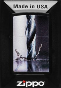 Zippo Zestaw ZIPPO Zapalniczka METAL DRILL DESIGN No3 2