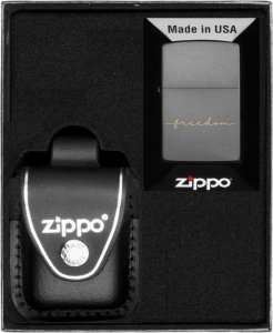 Zestaw ZIPPO Zapalniczka FREEDOM DESIGN Prezentowy No3 1