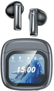 Słuchawki bezprzewodowe AWEI TP100 ENC   Bluetooth 5.4 TWS + stacja dokująca czarny 1