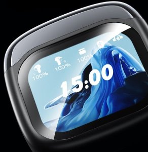 Słuchawki bezprzewodowe AWEI TP100 ENC   Bluetooth 5.4 TWS + stacja dokująca czarny 12