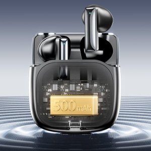 Słuchawki bezprzewodowe AWEI TP100 ENC   Bluetooth 5.4 TWS + stacja dokująca czarny 15