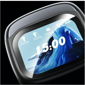 Słuchawki bezprzewodowe AWEI TP100 ENC   Bluetooth 5.4 TWS + stacja dokująca czarny 3