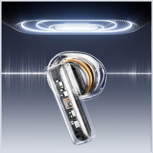 Słuchawki bezprzewodowe AWEI TP100 ENC   Bluetooth 5.4 TWS + stacja dokująca czarny 4