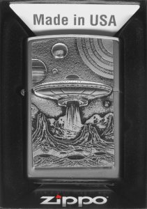 Zestaw ZIPPO Zapalniczka ALIEN LIVE Prezentowy No4 2
