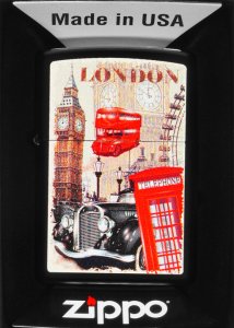 Zestaw ZIPPO Zapalniczka LONDON DESIGN Prezentowy No4 2