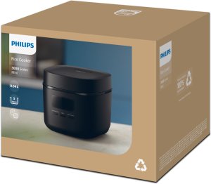 PHILIPS 3000. sērijas Mini rīsu vārāmais katls juodas HD3080/80 3