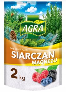 Agrecol Siarczan magnezu 2kg nawóz magnezowo-siarkowy, łatwo rozpuszczalny 2