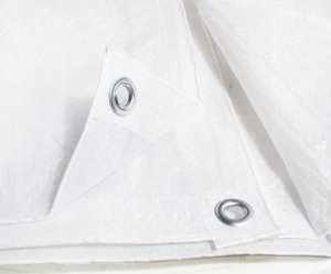 Plandeka okryciowa biała 2x3m Wytrzymała ochrona 4