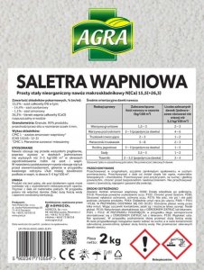 Saletra wapniowa 5kg Azot i wapń dla zdrowych i silnych roślin 3