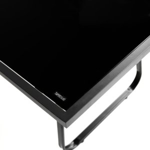 Zestaw mebli ogrodowych czarny Sofa, 2 fotele, stolik Na taras i do ogrodu 6