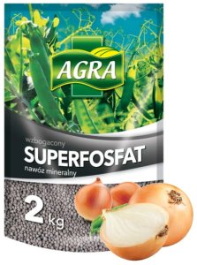 Superfosfat granulowany 2kg skoncentrowany nawóz fosforowy wapń i siarka 1