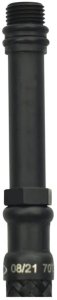 Wężyk do baterii 3/8"x10mm 80cm Elastyczny czarny trwały Mosiądz 2 sztuki 4