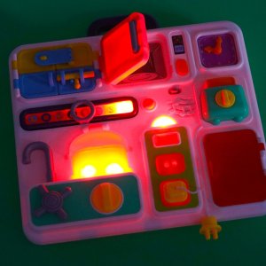 Tablica manipulacyjna sensoryczna montessori kuchnia zegar światło dźwięk Kik Sp. z o. o. Sp. k. 15