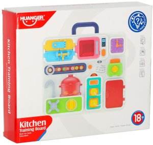 Tablica manipulacyjna sensoryczna montessori kuchnia zegar światło dźwięk Kik Sp. z o. o. Sp. k. 17